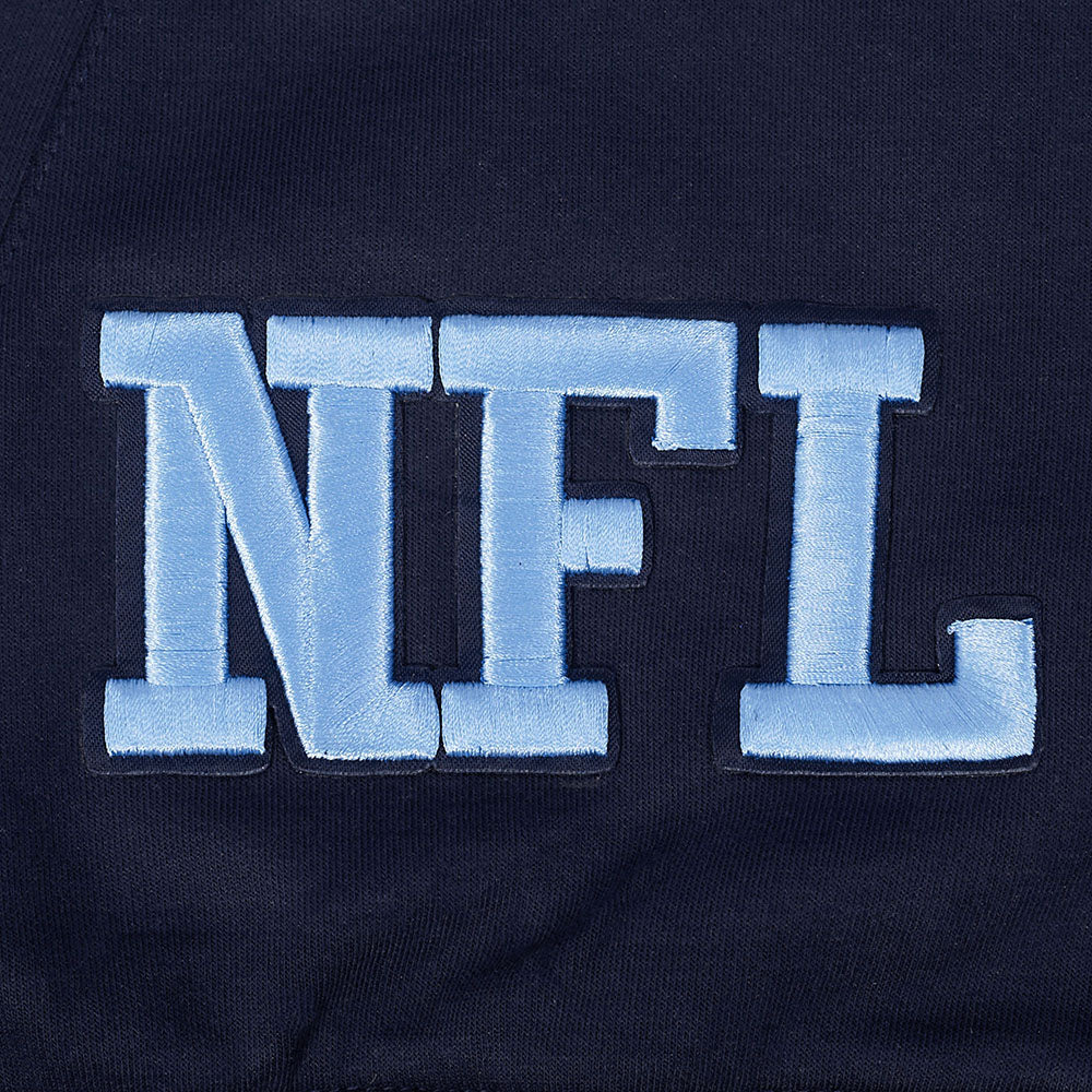 NFL TENNESSEE TITANS BLOUSON PRO GAME DAY EN MAILLE DOUBLE POUR HOMME (MARINE MINUIT/BLANC)