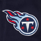 NFL TENNESSEE TITANS CLASSIC BLOUSON COLLÉGIAL EN LAINE POUR HOMME (MARINE MINUIT/BLANC)