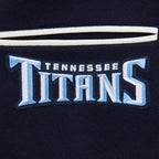 NFL TENNESSEE TITANS CLASSIC BLOUSON COLLÉGIAL EN LAINE POUR HOMME (MARINE MINUIT/BLANC)
