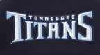 NFL TENNESSEE TITANS CLASSIC BLOUSON COLLÉGIAL EN LAINE POUR HOMME (MARINE MINUIT/BLANC)