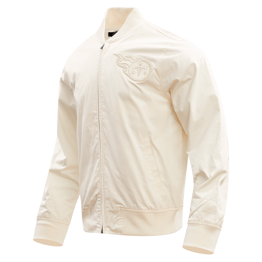 NFL TENNESSEE TITANS NEUTRAL MEN'S TWILL JACKET (EGGSHELL)