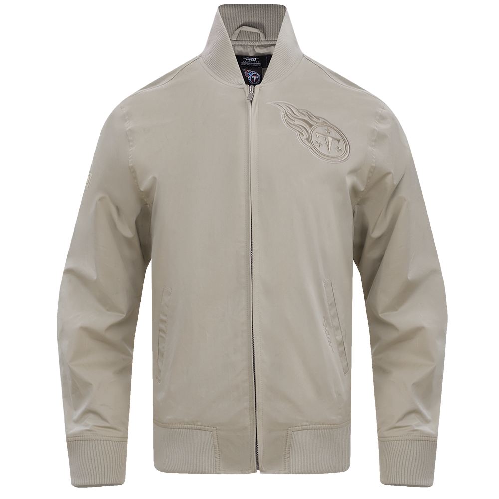 NFL TENNESSEE TITANS NEUTRAL MEN'S  TWILL JACKET (TAUPE)