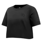 NFL TENNESSEE TITANS TRIPLE BLACK WOMEN'S SJ BOXY TEE (TRIPLE BLACK WOMEN'S)