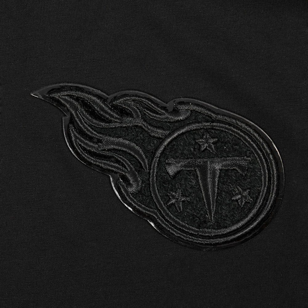NFL TENNESSEE TITANS TRIPLE BLACK WOMEN'S SJ BOXY TEE (TRIPLE BLACK WOMEN'S)