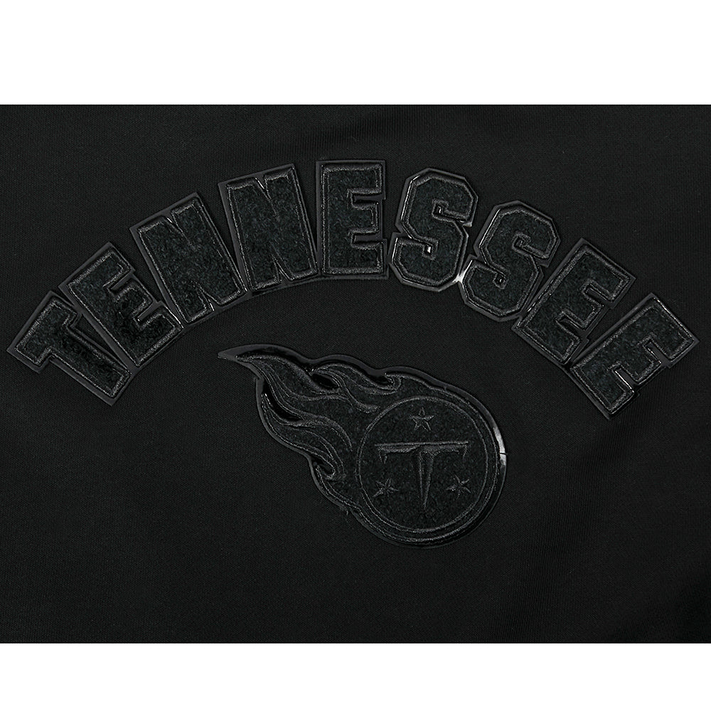 NFL TENNESSEE TITANS TRIPLE BLACK CHANDAIL À COL ROND EN MOLLETON POUR FEMME (TRIPLE NOIR FEMME)