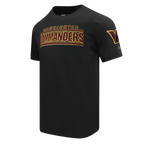 NFL WASHINGTON COMMANDERS CLASSIC CHENILLE T-SHIRT POUR HOMME (NOIR)