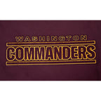 NFL WASHINGTON COMMANDERS CLASSIC CHENILLE T-SHIRT (LIE-DE-VIN)