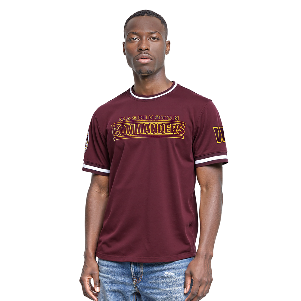 NFL WASHINGTON COMMANDERS CLASSIC CHENILLE T-SHIRT (LIE-DE-VIN)
