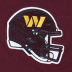 NFL WASHINGTON COMMANDERS CLASSIC MESH T-SHIRT EN JERSEY SIMPLE À RAYURES (LIE-DE-VIN)