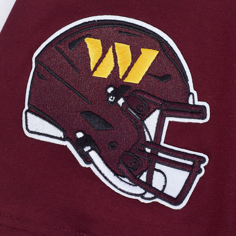 NFL WASHINGTON COMMANDERS MASHUP MEN'S TEE (WINE)