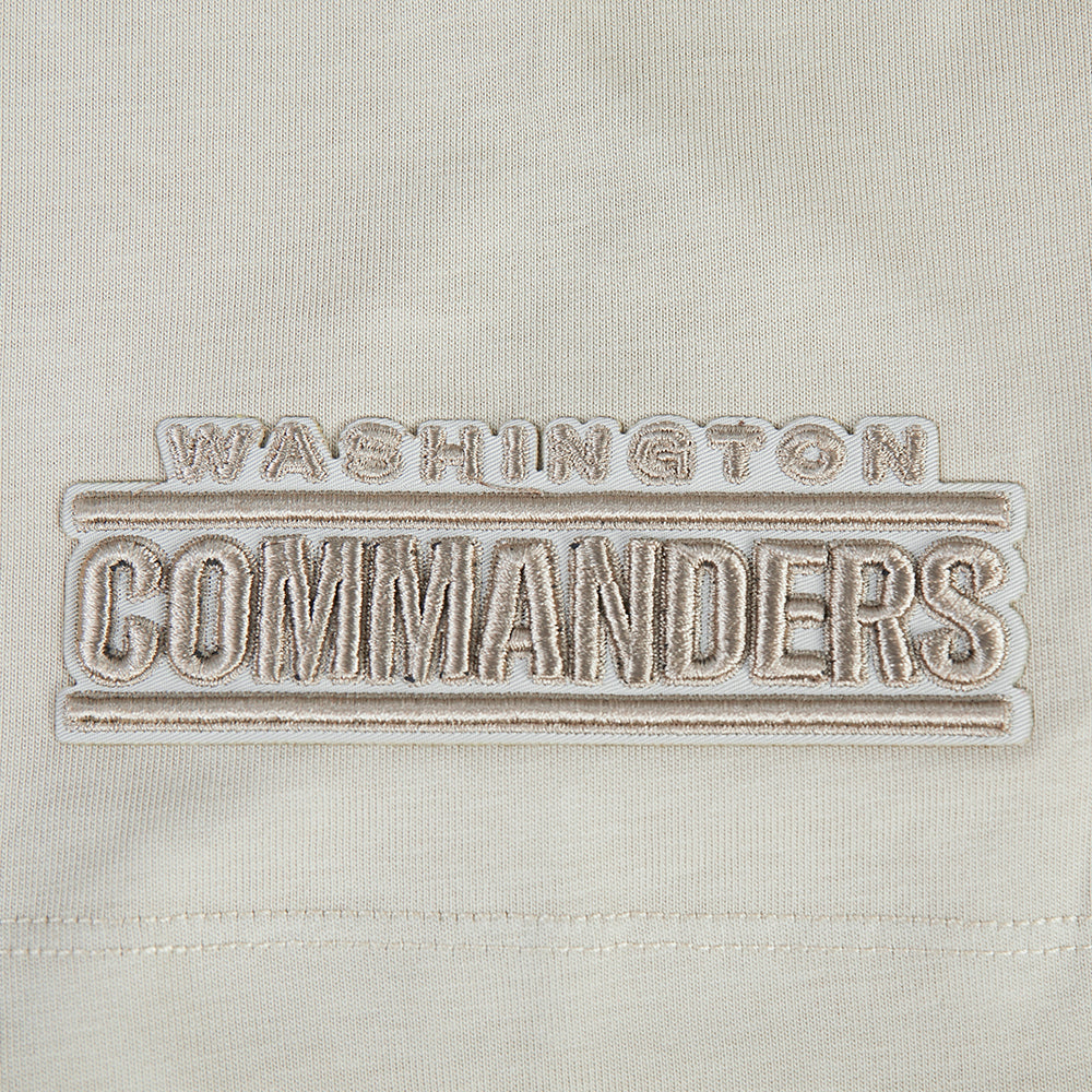 NFL WASHINGTON COMMANDERS NEUTRAL DROP SHOULDER TEE (TAUPE)