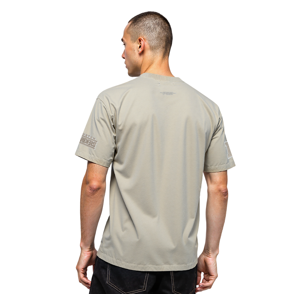 NFL WASHINGTON COMMANDERS NEUTRAL T-SHIRT À ÉPAULES TOMBANTES (TAUPE)