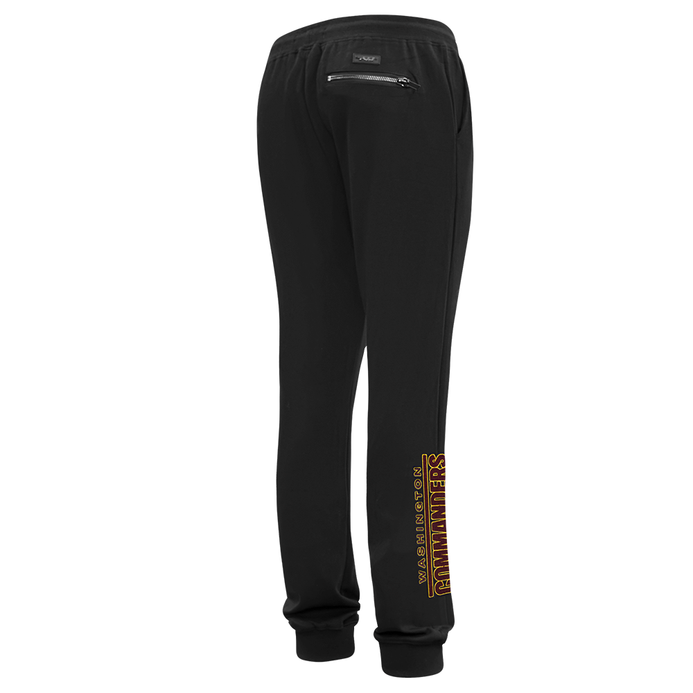 NFL WASHINGTON COMMANDERS CLASSIC CHENILLE MEN'S JOGGER (BLACK)