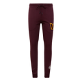 NFL WASHINGTON COMMANDERS CLASSIC CHENILLE PANTALON JOGGER EN MAILLE DOUBLE (LIE-DE-VIN)