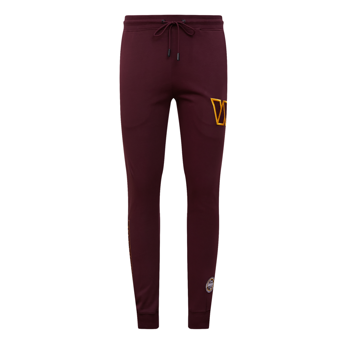 NFL WASHINGTON COMMANDERS CLASSIC CHENILLE PANTALON JOGGER EN MAILLE DOUBLE (LIE-DE-VIN)