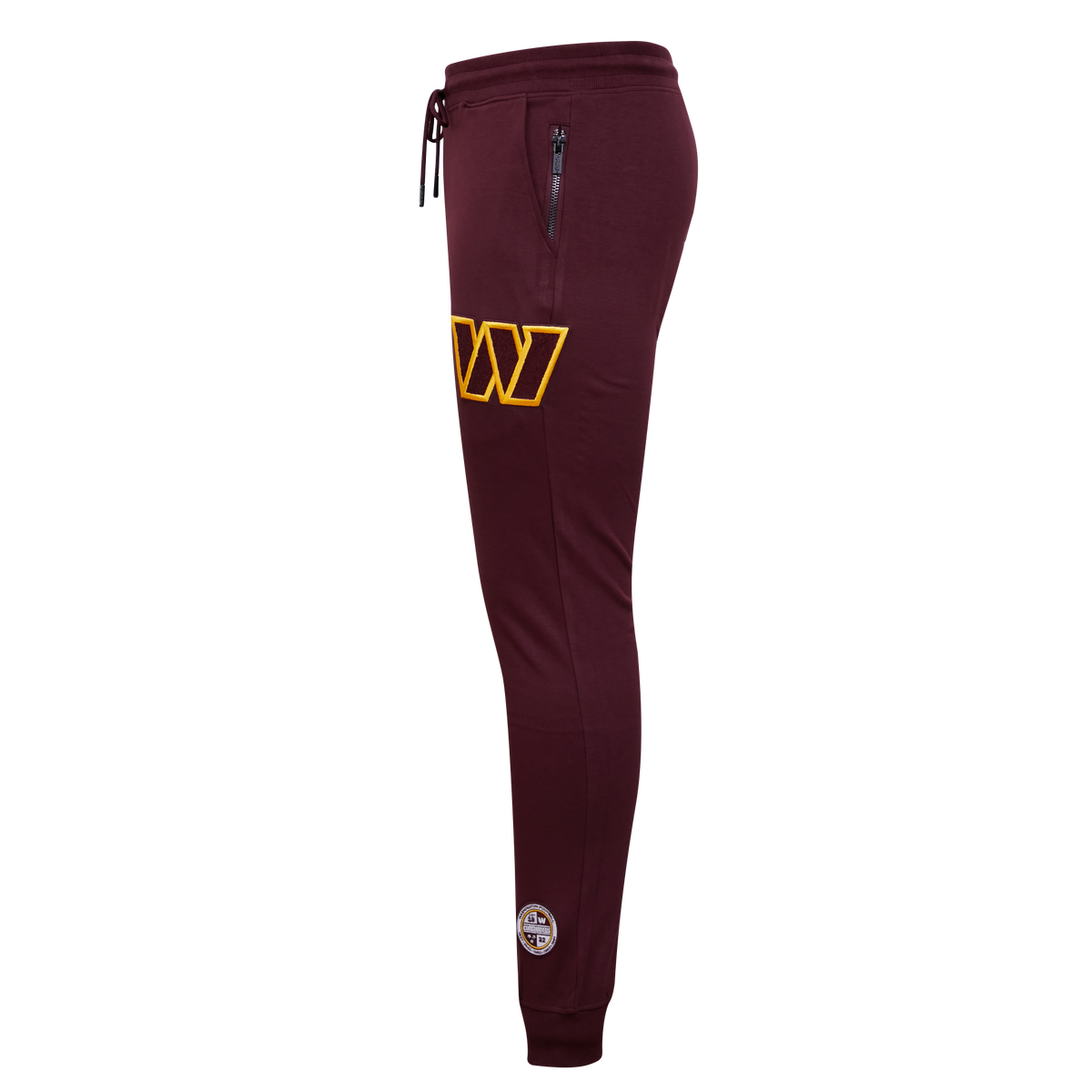 NFL WASHINGTON COMMANDERS CLASSIC CHENILLE PANTALON JOGGER EN MAILLE DOUBLE (LIE-DE-VIN)