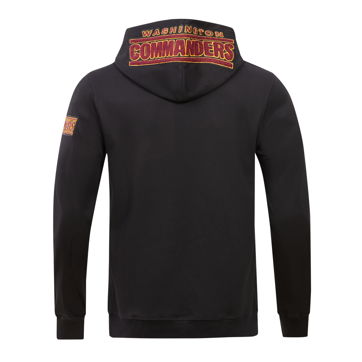 NFL WASHINGTON COMMANDERS CLASSIC CHENILLE CHANDAIL À CAPUCHON POUR HOMME (NOIR)