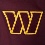 NFL WASHINGTON COMMANDERS CLASSIC CHENILLE PO HOODIE (WINE)