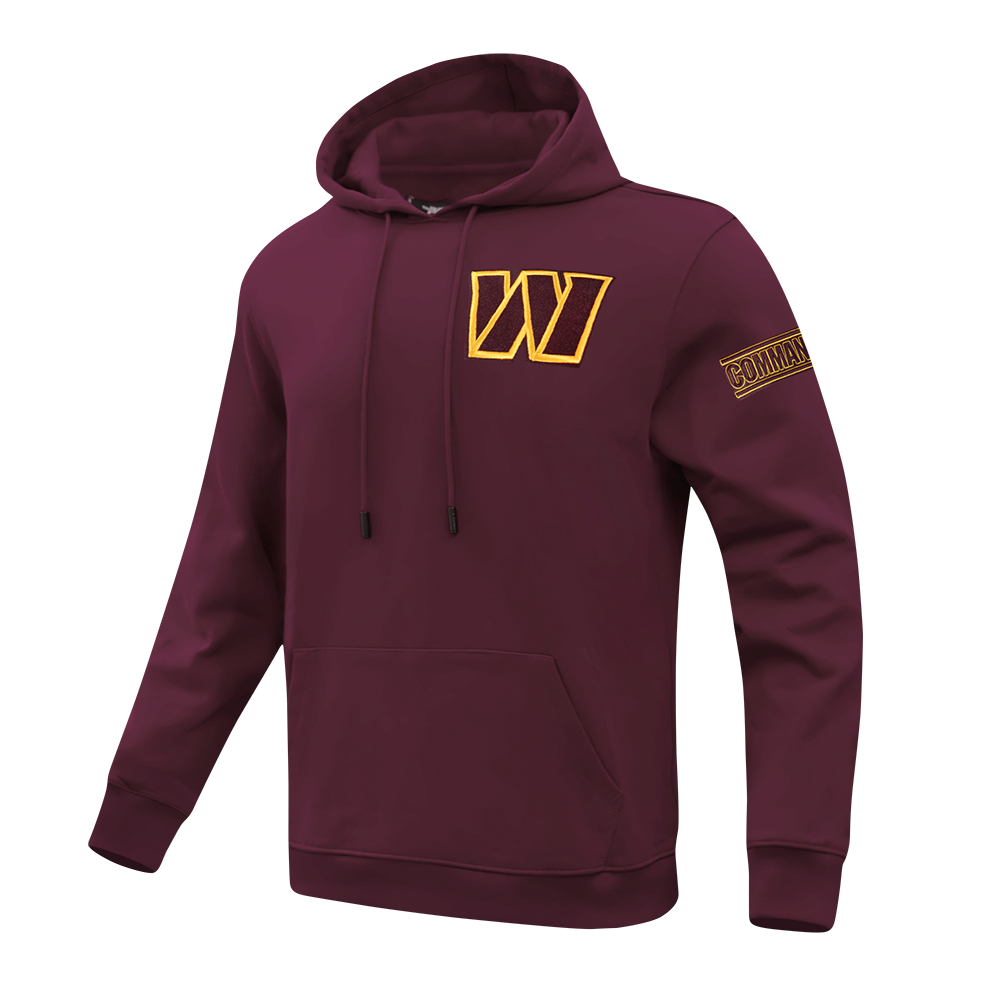 NFL WASHINGTON COMMANDERS CLASSIC CHENILLE PO HOODIE (WINE)