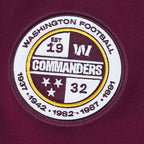 NFL WASHINGTON COMMANDERS CITY ARCH CHANDAIL À CAPUCHON EN MOLLETON POUR HOMME (LIE-DE-VIN)