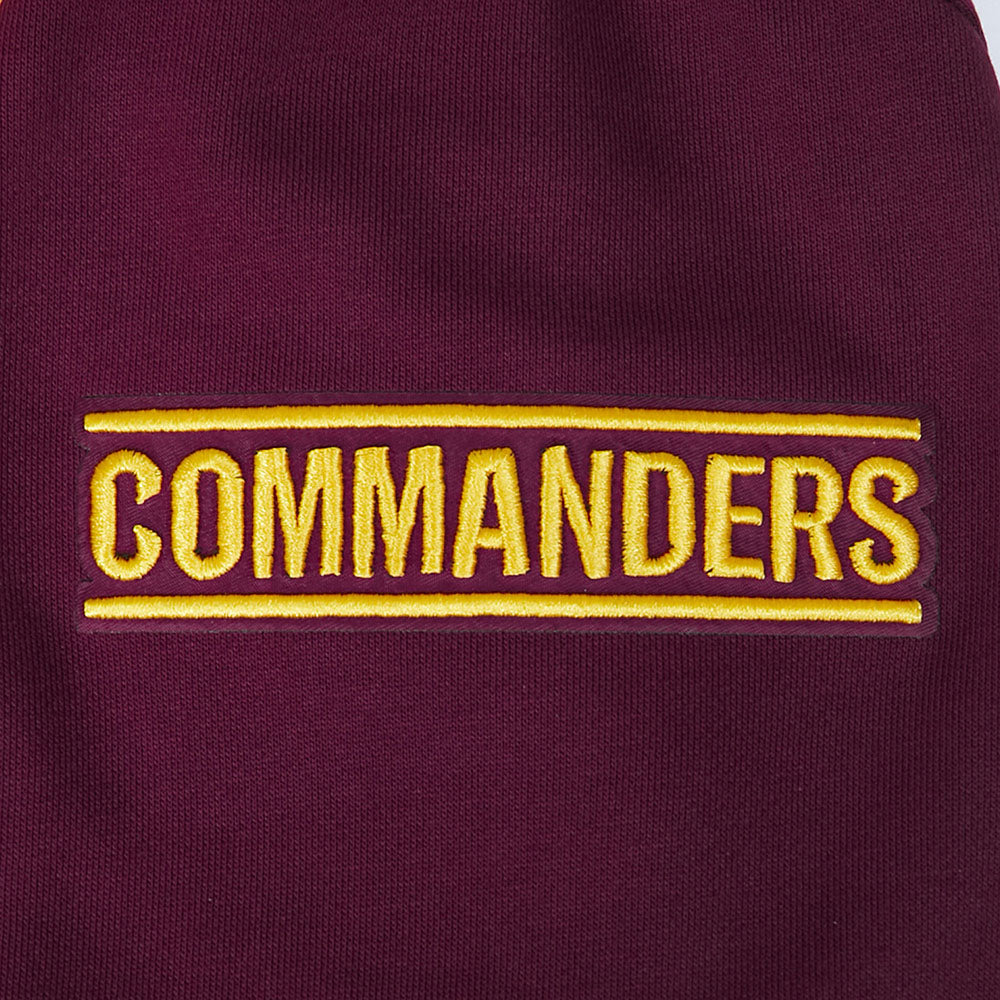 NFL WASHINGTON COMMANDERS CITY ARCH CHANDAIL À CAPUCHON EN MOLLETON POUR HOMME (LIE-DE-VIN)