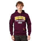 NFL WASHINGTON COMMANDERS CITY ARCH CHANDAIL À CAPUCHON EN MOLLETON POUR HOMME (LIE-DE-VIN)