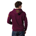 NFL WASHINGTON COMMANDERS CITY ARCH CHANDAIL À CAPUCHON EN MOLLETON POUR HOMME (LIE-DE-VIN)