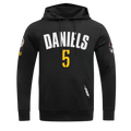 NFL WASHINGTON COMMANDERS JAYDEN DANIELS #5 CLASSIC PNN MEN'S PULLOVER HOODIE (BLACK)