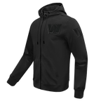 NFL WASHINGTON COMMANDERS TRIPLE BLACK MEN'S DK FZ HOODIE (TRIPLE BLACK)
