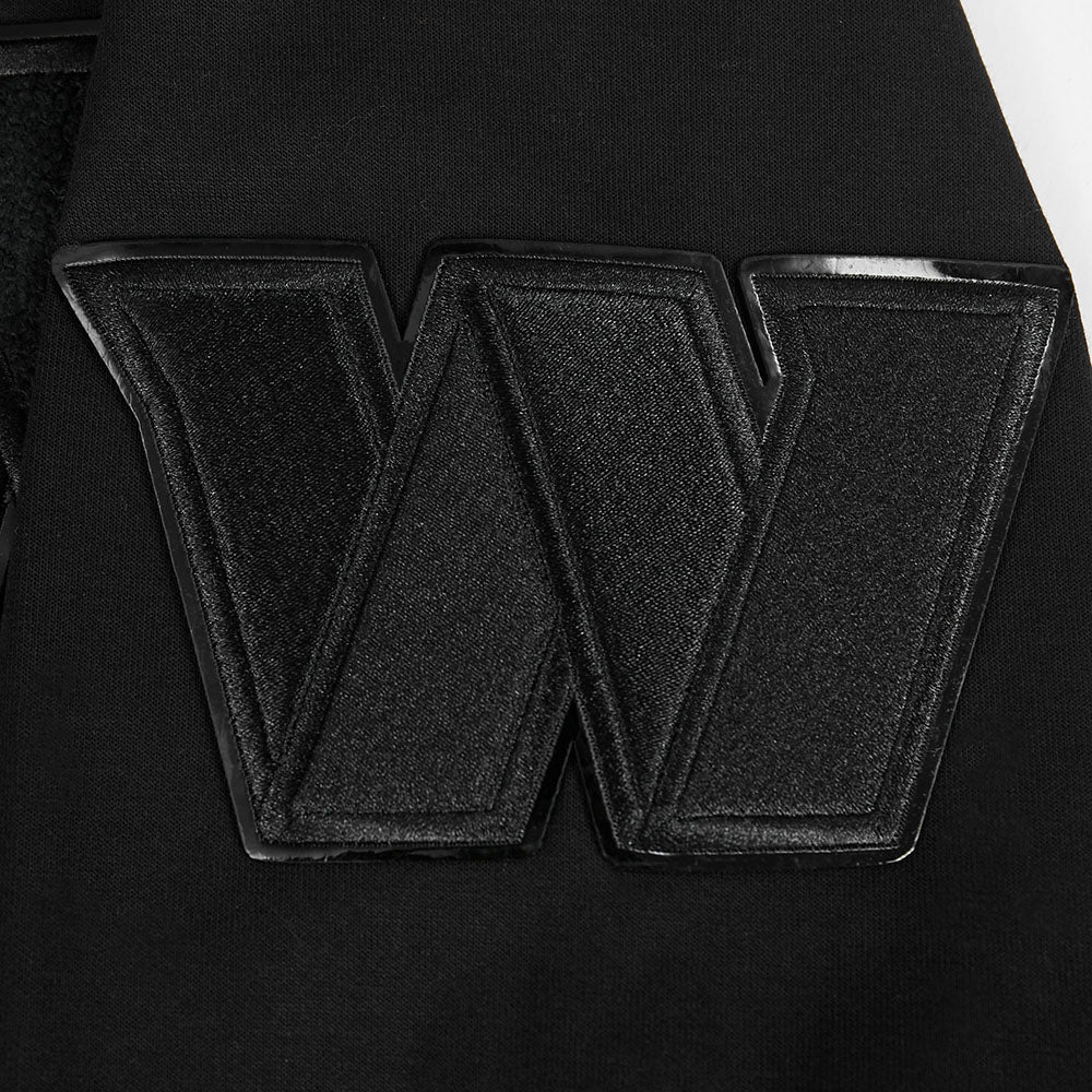 NFL WASHINGTON COMMANDERS TRIPLE BLACK MEN'S DK FZ HOODIE (TRIPLE BLACK)