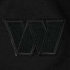 NFL WASHINGTON COMMANDERS TRIPLE BLACK MEN'S DK FZ HOODIE (TRIPLE BLACK)