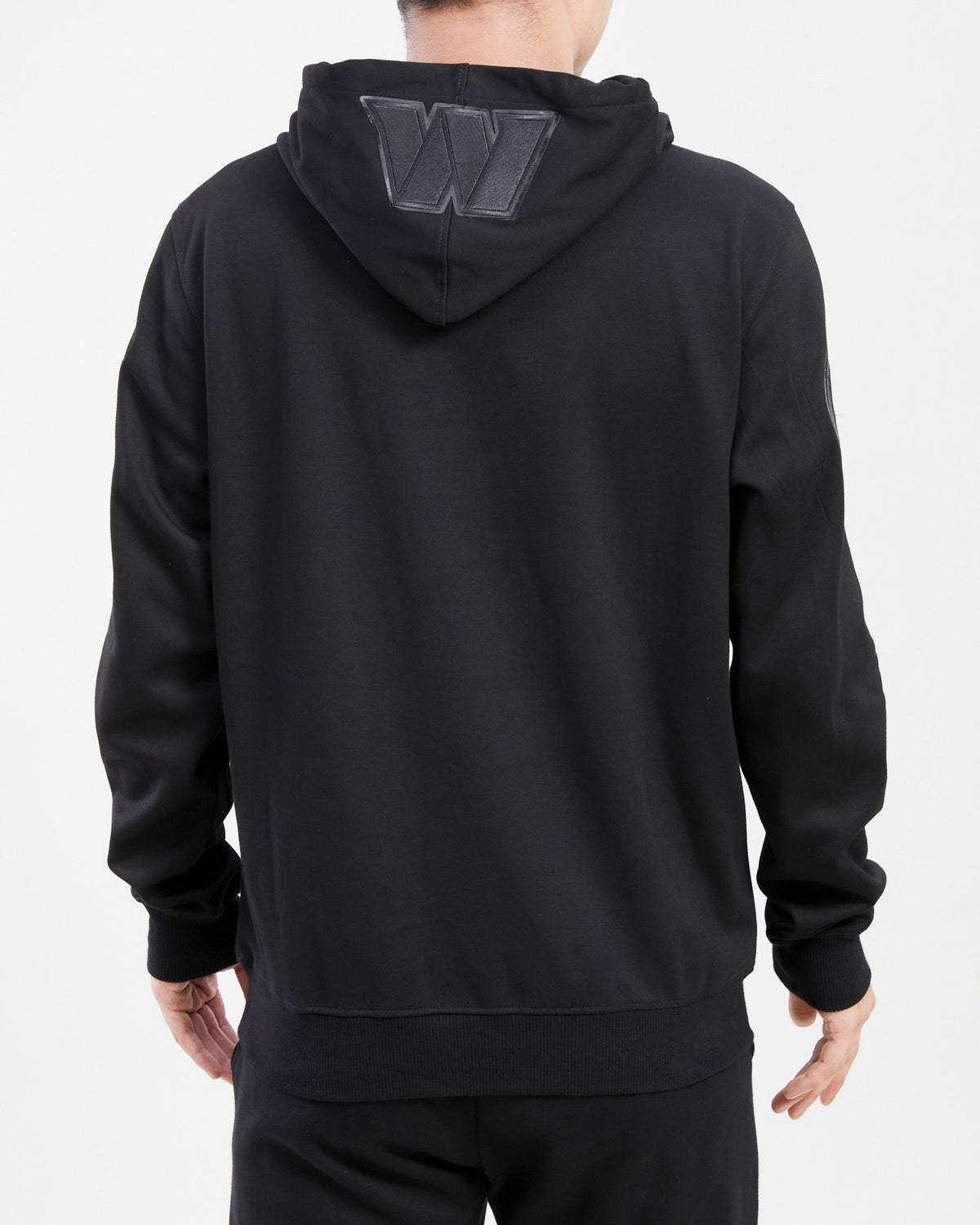 NFL WASHINGTON COMMANDERS TRIPLE BLACK CHANDAIL À CAPUCHON POUR HOMME (TRIPLE NOIR)