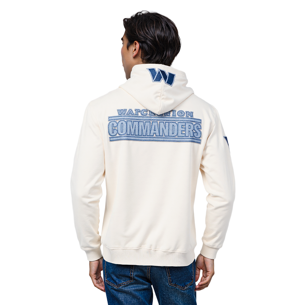 NFL WASHINGTON COMMANDERS VARSITY BLUES CHANDAIL À CAPUCHON (LIN)