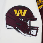 NFL WASHINGTON COMMANDERS SCRIPT TAIL BLOUSON COLLÉGIAL POUR HOMME (LIE-DE-VIN/BLANC)