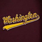 NFL WASHINGTON COMMANDERS SCRIPT TAIL BLOUSON COLLÉGIAL POUR HOMME (LIE-DE-VIN/BLANC)