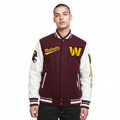 NFL WASHINGTON COMMANDERS SCRIPT TAIL BLOUSON COLLÉGIAL POUR HOMME (LIE-DE-VIN/BLANC)
