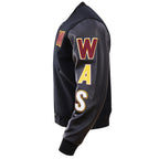NFL WASHINGTON COMMANDERS CLASSIC BLOUSON COLLÉGIAL EN LAINE POUR HOMME (NOIR)