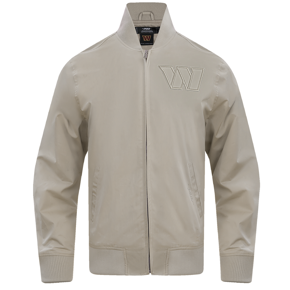 NFL WASHINGTON COMMANDERS NEUTRAL BLOUSON EN SERGÉ POUR HOMME (TAUPE)