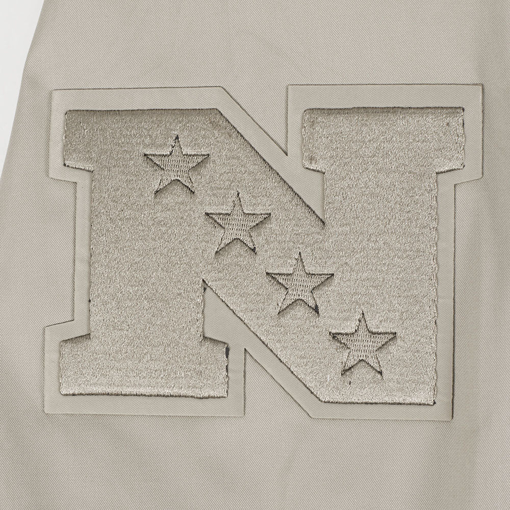 NFL WASHINGTON COMMANDERS NEUTRAL MEN'S  TWILL JACKET (TAUPE)