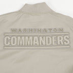 NFL WASHINGTON COMMANDERS NEUTRAL MEN'S  TWILL JACKET (TAUPE)