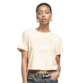 NFL WASHINGTON COMMANDERS JAYDEN DANIELS #5 NEUTRAL PNN T-SHIRT EN JERSEY SIMPLE À COUPE CARRÉE POUR FEMME (COQUILLE D'ŒUF)