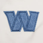 NFL WASHINGTON COMMANDERS VARSITY BLUES T-SHIRT EN JERSEY SIMPLE À COUPE CARRÉE POUR FEMME (LIN)