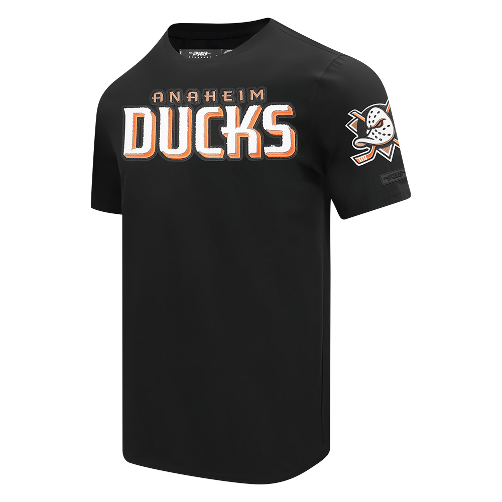 NHL ANAHEIM DUCKS CLASSIC CHENILLE MEN'S SJ TEE (BLACK)