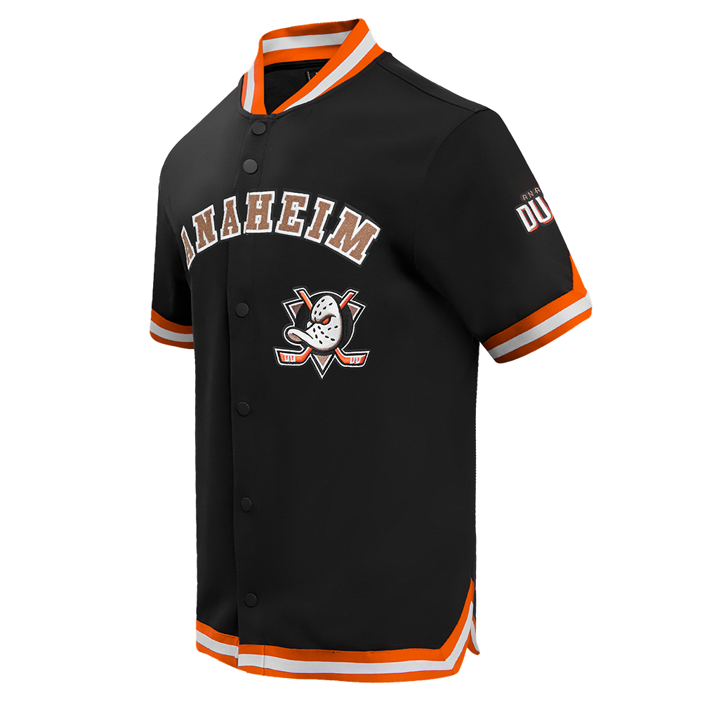 NHL ANAHEIM DUCKS CLASSIC BLOUSON D'ÉCHAUFFEMENT POUR HOMME (NOIR/ORANGE)