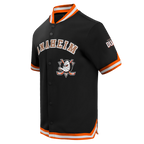 NHL ANAHEIM DUCKS CLASSIC BLOUSON D'ÉCHAUFFEMENT POUR HOMME (NOIR/ORANGE)