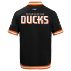 NHL ANAHEIM DUCKS CLASSIC BLOUSON D'ÉCHAUFFEMENT POUR HOMME (NOIR/ORANGE)