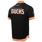 NHL ANAHEIM DUCKS CLASSIC BLOUSON D'ÉCHAUFFEMENT POUR HOMME (NOIR/ORANGE)
