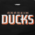 NHL ANAHEIM DUCKS CLASSIC BLOUSON D'ÉCHAUFFEMENT POUR HOMME (NOIR/ORANGE)