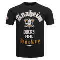 NHL ANAHEIM DUCKS OLD ENGLISH MEN'S TEE (BLACK)