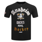 NHL ANAHEIM DUCKS OLD ENGLISH MEN'S TEE (BLACK)
